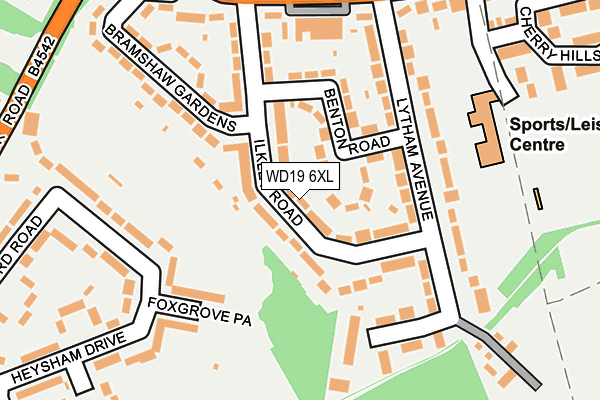 WD19 6XL map - OS OpenMap – Local (Ordnance Survey) WD19 6XL map - OS OpenMap – Local (Ordnance Survey)