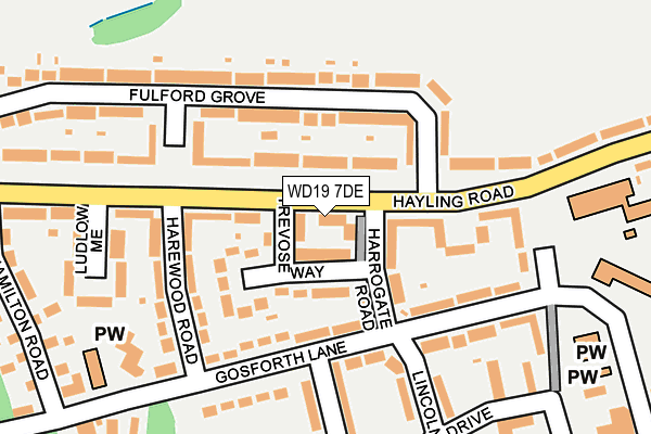 WD19 7DE map - OS OpenMap – Local (Ordnance Survey) WD19 7DE map - OS OpenMap – Local (Ordnance Survey)