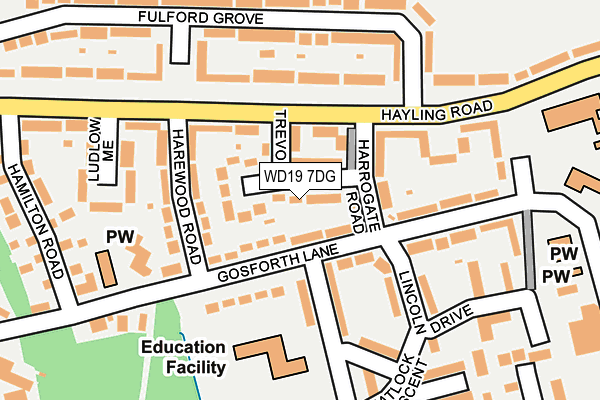 WD19 7DG map - OS OpenMap – Local (Ordnance Survey) WD19 7DG map - OS OpenMap – Local (Ordnance Survey)