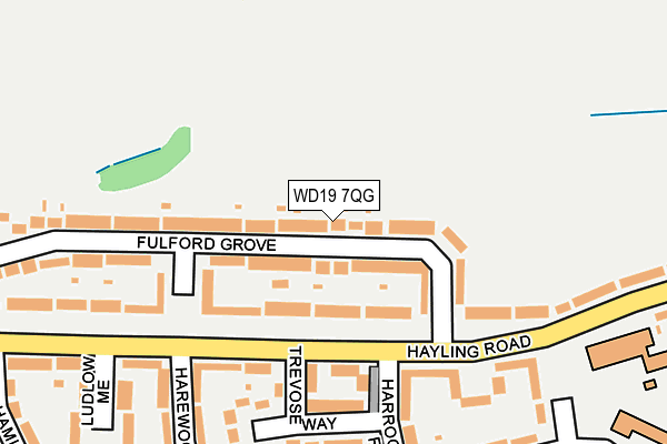 WD19 7QG map - OS OpenMap – Local (Ordnance Survey) WD19 7QG map - OS OpenMap – Local (Ordnance Survey)