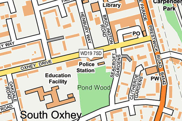 WD19 7SD map - OS OpenMap – Local (Ordnance Survey) WD19 7SD map - OS OpenMap – Local (Ordnance Survey)