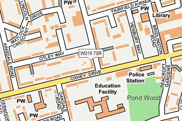 WD19 7SR map - OS OpenMap – Local (Ordnance Survey) WD19 7SR map - OS OpenMap – Local (Ordnance Survey)