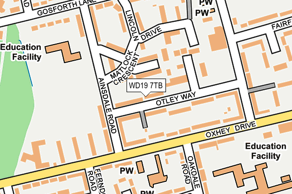 WD19 7TB map - OS OpenMap – Local (Ordnance Survey) WD19 7TB map - OS OpenMap – Local (Ordnance Survey)