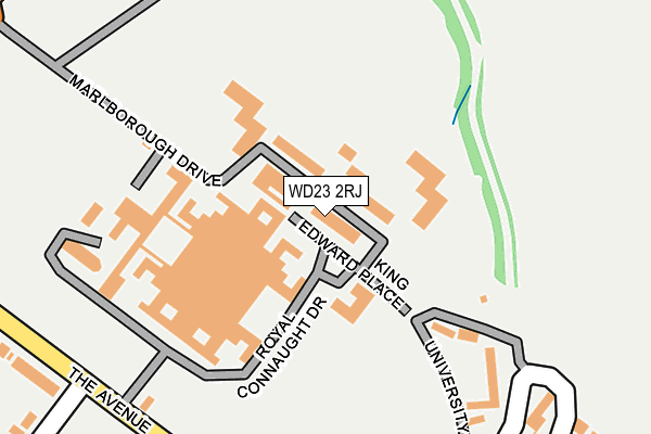 WD23 2RJ map - OS OpenMap – Local (Ordnance Survey) WD23 2RJ map - OS OpenMap – Local (Ordnance Survey)