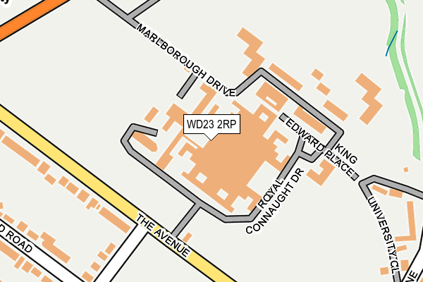 WD23 2RP map - OS OpenMap – Local (Ordnance Survey) WD23 2RP map - OS OpenMap – Local (Ordnance Survey)
