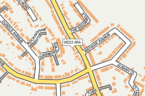 WD23 4RA map - OS OpenMap – Local (Ordnance Survey) WD23 4RA map - OS OpenMap – Local (Ordnance Survey)