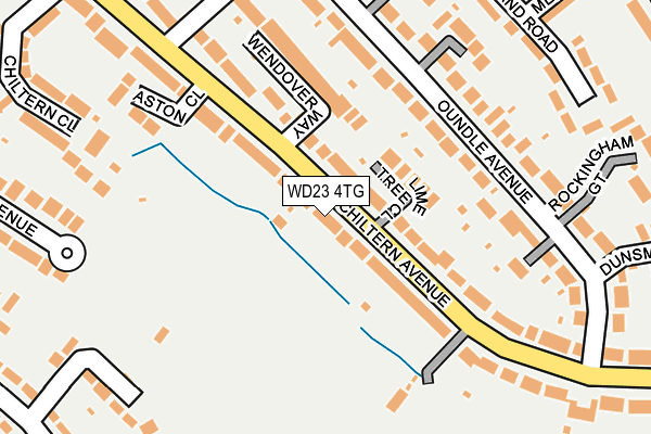 WD23 4TG map - OS OpenMap – Local (Ordnance Survey) WD23 4TG map - OS OpenMap – Local (Ordnance Survey)