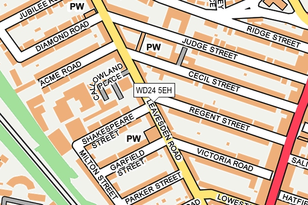 WD24 5EH map - OS OpenMap – Local (Ordnance Survey) WD24 5EH map - OS OpenMap – Local (Ordnance Survey)