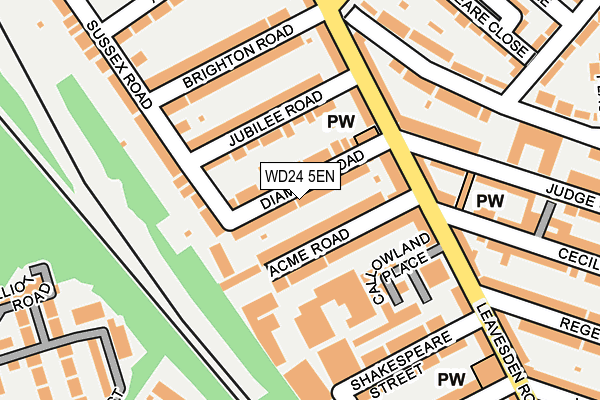 WD24 5EN map - OS OpenMap – Local (Ordnance Survey) WD24 5EN map - OS OpenMap – Local (Ordnance Survey)