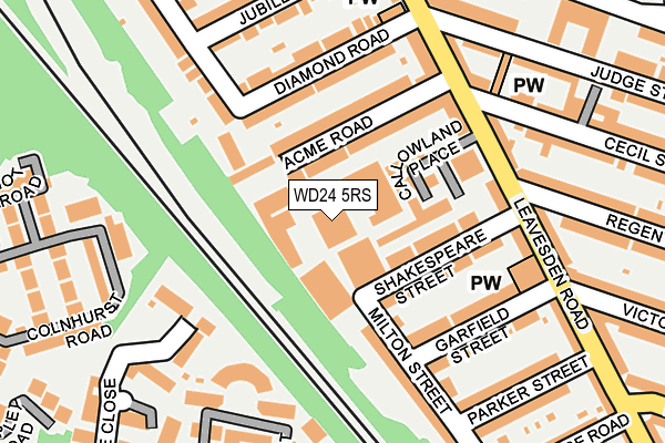 WD24 5RS map - OS OpenMap – Local (Ordnance Survey) WD24 5RS map - OS OpenMap – Local (Ordnance Survey)