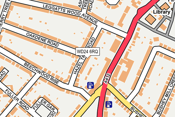 WD24 6RQ map - OS OpenMap – Local (Ordnance Survey) WD24 6RQ map - OS OpenMap – Local (Ordnance Survey)