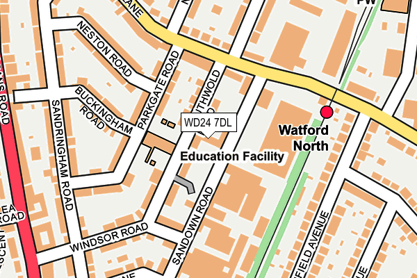 WD24 7DL map - OS OpenMap – Local (Ordnance Survey) WD24 7DL map - OS OpenMap – Local (Ordnance Survey)