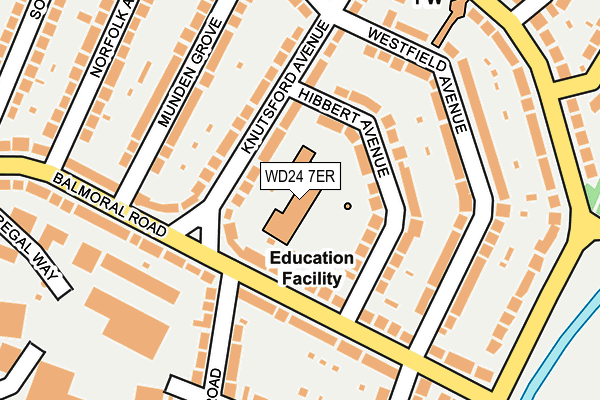 WD24 7ER map - OS OpenMap – Local (Ordnance Survey) WD24 7ER map - OS OpenMap – Local (Ordnance Survey)