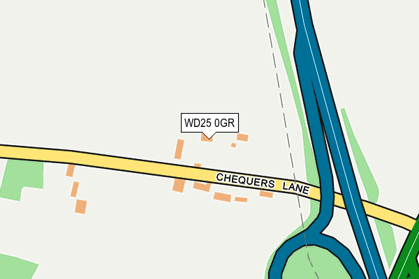 WD25 0GR map - OS OpenMap – Local (Ordnance Survey) WD25 0GR map - OS OpenMap – Local (Ordnance Survey)