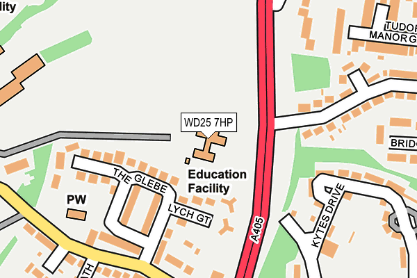 WD25 7HP map - OS OpenMap – Local (Ordnance Survey) WD25 7HP map - OS OpenMap – Local (Ordnance Survey)