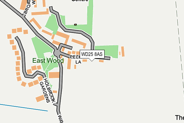 WD25 8AS map - OS OpenMap – Local (Ordnance Survey) WD25 8AS map - OS OpenMap – Local (Ordnance Survey)