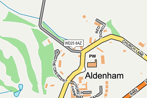 WD25 8AZ map - OS OpenMap – Local (Ordnance Survey) WD25 8AZ map - OS OpenMap – Local (Ordnance Survey)