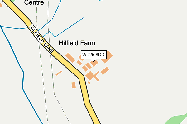 WD25 8DD map - OS OpenMap – Local (Ordnance Survey) WD25 8DD map - OS OpenMap – Local (Ordnance Survey)