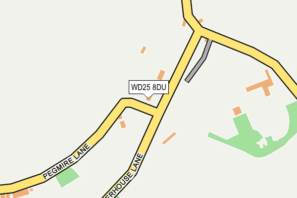 WD25 8DU map - OS OpenMap – Local (Ordnance Survey) WD25 8DU map - OS OpenMap – Local (Ordnance Survey)