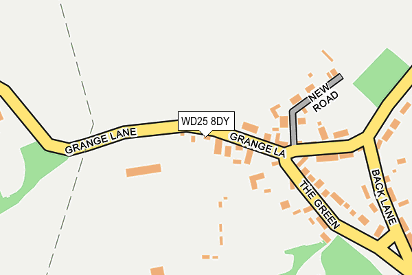 WD25 8DY map - OS OpenMap – Local (Ordnance Survey) WD25 8DY map - OS OpenMap – Local (Ordnance Survey)