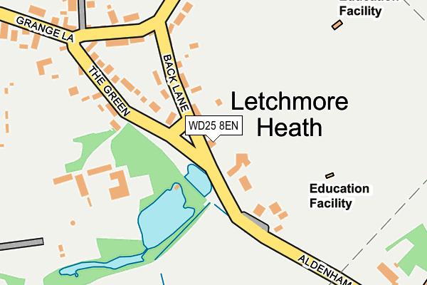 WD25 8EN map - OS OpenMap – Local (Ordnance Survey) WD25 8EN map - OS OpenMap – Local (Ordnance Survey)