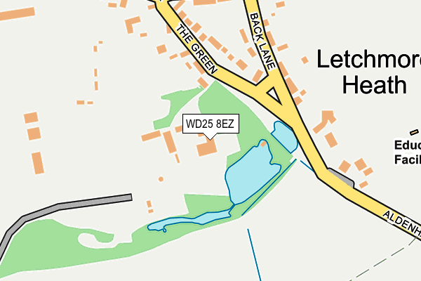 WD25 8EZ map - OS OpenMap – Local (Ordnance Survey) WD25 8EZ map - OS OpenMap – Local (Ordnance Survey)