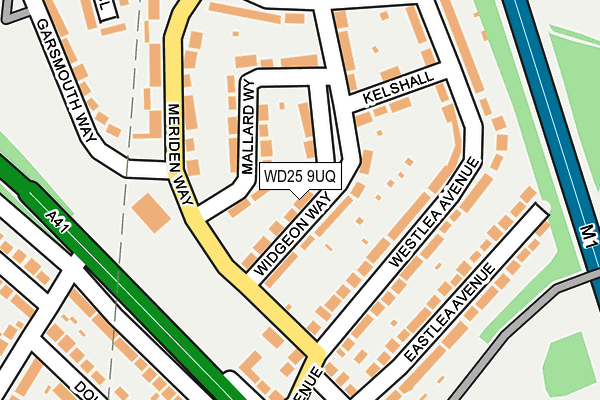 WD25 9UQ map - OS OpenMap – Local (Ordnance Survey) WD25 9UQ map - OS OpenMap – Local (Ordnance Survey)