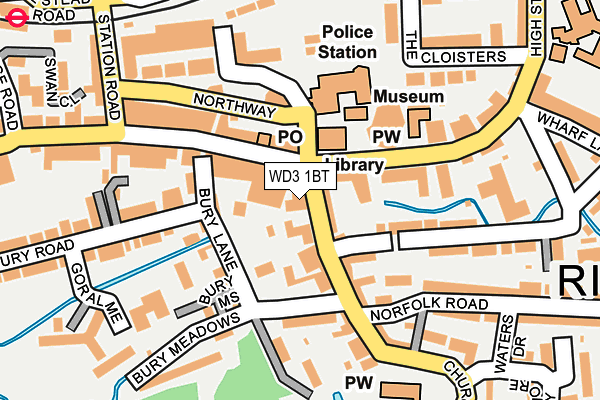 WD3 1BT map - OS OpenMap – Local (Ordnance Survey) WD3 1BT map - OS OpenMap – Local (Ordnance Survey)