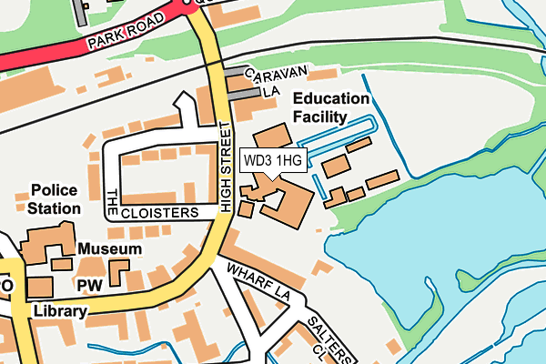 WD3 1HG map - OS OpenMap – Local (Ordnance Survey) WD3 1HG map - OS OpenMap – Local (Ordnance Survey)