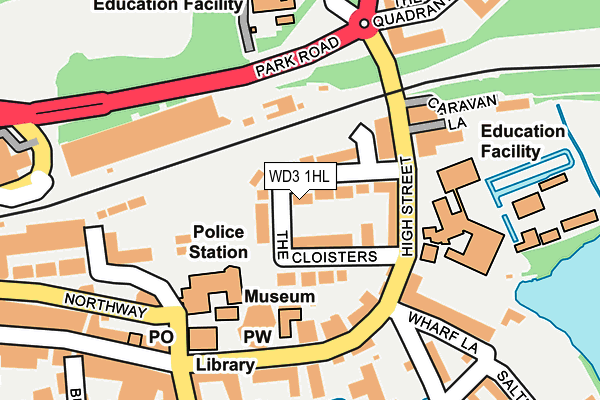 WD3 1HL map - OS OpenMap – Local (Ordnance Survey) WD3 1HL map - OS OpenMap – Local (Ordnance Survey)