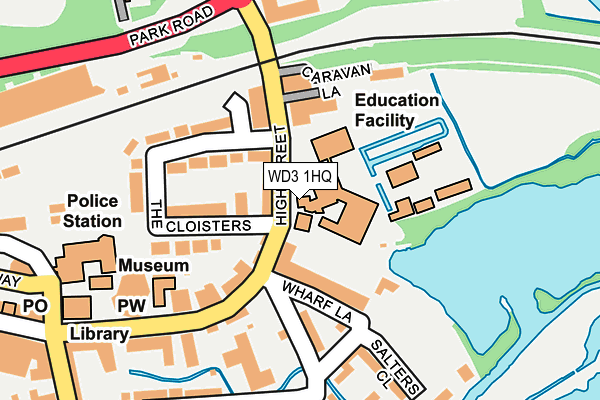 WD3 1HQ map - OS OpenMap – Local (Ordnance Survey) WD3 1HQ map - OS OpenMap – Local (Ordnance Survey)