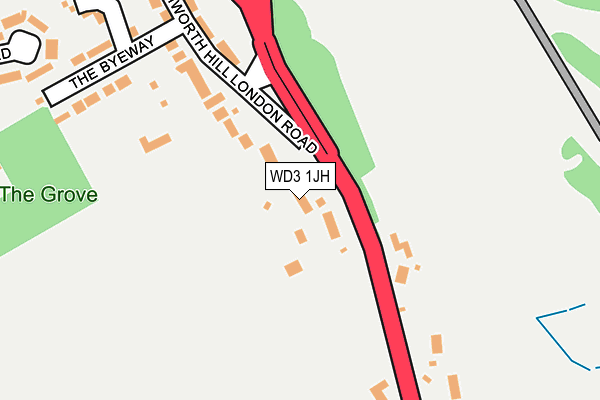 WD3 1JH map - OS OpenMap – Local (Ordnance Survey) WD3 1JH map - OS OpenMap – Local (Ordnance Survey)