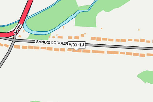 WD3 1LJ map - OS OpenMap – Local (Ordnance Survey) WD3 1LJ map - OS OpenMap – Local (Ordnance Survey)