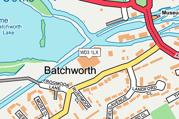 WD3 1LX map - OS OpenMap – Local (Ordnance Survey) WD3 1LX map - OS OpenMap – Local (Ordnance Survey)