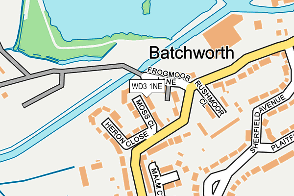WD3 1NE map - OS OpenMap – Local (Ordnance Survey) WD3 1NE map - OS OpenMap – Local (Ordnance Survey)