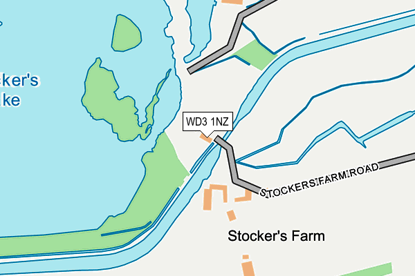 WD3 1NZ map - OS OpenMap – Local (Ordnance Survey) WD3 1NZ map - OS OpenMap – Local (Ordnance Survey)
