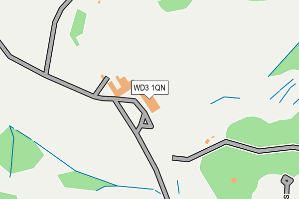 WD3 1QN map - OS OpenMap – Local (Ordnance Survey) WD3 1QN map - OS OpenMap – Local (Ordnance Survey)