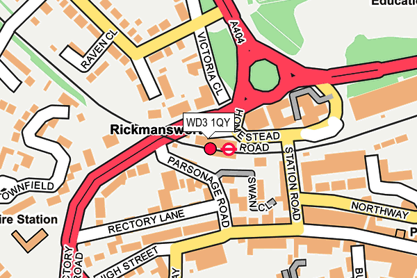 WD3 1QY map - OS OpenMap – Local (Ordnance Survey) WD3 1QY map - OS OpenMap – Local (Ordnance Survey)