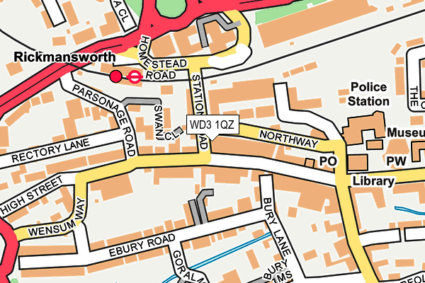 WD3 1QZ map - OS OpenMap – Local (Ordnance Survey) WD3 1QZ map - OS OpenMap – Local (Ordnance Survey)