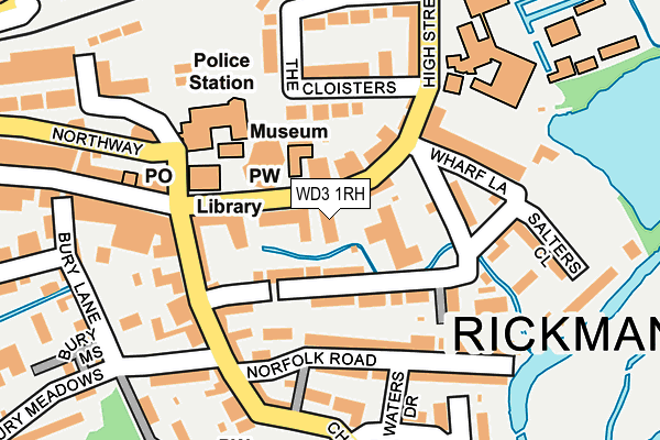 WD3 1RH map - OS OpenMap – Local (Ordnance Survey) WD3 1RH map - OS OpenMap – Local (Ordnance Survey)