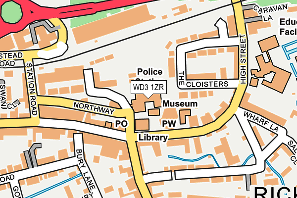 WD3 1ZR map - OS OpenMap – Local (Ordnance Survey) WD3 1ZR map - OS OpenMap – Local (Ordnance Survey)