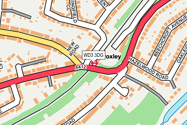 WD3 3DG map - OS OpenMap – Local (Ordnance Survey) WD3 3DG map - OS OpenMap – Local (Ordnance Survey)