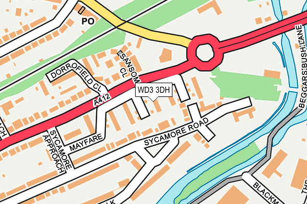WD3 3DH map - OS OpenMap – Local (Ordnance Survey) WD3 3DH map - OS OpenMap – Local (Ordnance Survey)