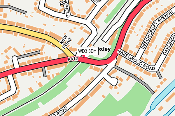 WD3 3DY map - OS OpenMap – Local (Ordnance Survey) WD3 3DY map - OS OpenMap – Local (Ordnance Survey)