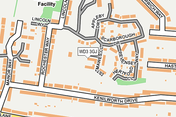 WD3 3GJ map - OS OpenMap – Local (Ordnance Survey) WD3 3GJ map - OS OpenMap – Local (Ordnance Survey)