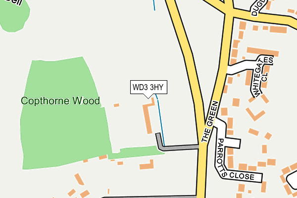 WD3 3HY map - OS OpenMap – Local (Ordnance Survey) WD3 3HY map - OS OpenMap – Local (Ordnance Survey)