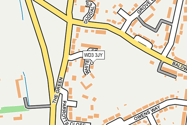 WD3 3JY map - OS OpenMap – Local (Ordnance Survey) WD3 3JY map - OS OpenMap – Local (Ordnance Survey)