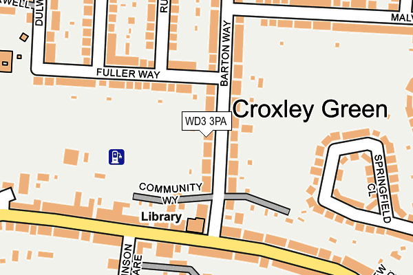 WD3 3PA map - OS OpenMap – Local (Ordnance Survey) WD3 3PA map - OS OpenMap – Local (Ordnance Survey)