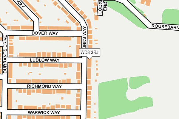 WD3 3RJ map - OS OpenMap – Local (Ordnance Survey) WD3 3RJ map - OS OpenMap – Local (Ordnance Survey)