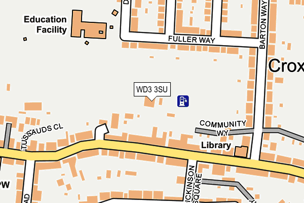 WD3 3SU map - OS OpenMap – Local (Ordnance Survey) WD3 3SU map - OS OpenMap – Local (Ordnance Survey)